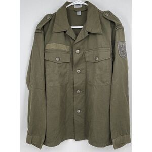 Gmund 1993 Osterreich Bundesheer Military Green Jacket Shirt M/L Schardinger